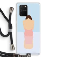 Mirror: Samsung Galaxy S10 Lite Transparant Hoesje met koord