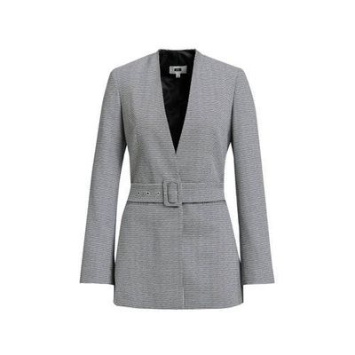 WE Fashion blazer met jacquard grijs WE Fashion blazer met jacquard grijs