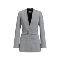 WE Fashion blazer met jacquard grijs - thumbnail