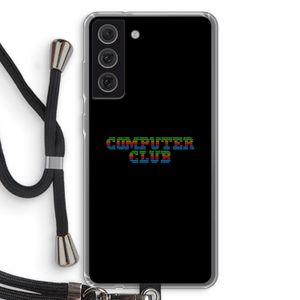 Retro: Samsung Galaxy S21 FE Transparant Hoesje met koord