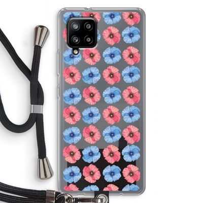 Klaproosjes: Samsung Galaxy A42 5G Transparant Hoesje met koord