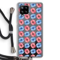 Klaproosjes: Samsung Galaxy A42 5G Transparant Hoesje met koord Klaproosjes: Samsung Galaxy A42 5G Transparant Hoesje met koord