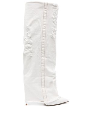 Le Silla bottes Andy 120 mm - Blanc