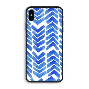 Blauwe pijlen: iPhone X Biologisch afbreekbaar hoesje