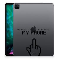 iPad Pro 12.9 (2020) | iPad Pro 12.9 (2021) Print Case Finger Don't Touch My Phone - thumbnail