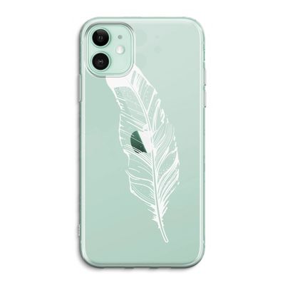 Pluim: iPhone 11 Transparant Hoesje