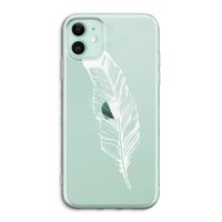 Pluim: iPhone 11 Transparant Hoesje