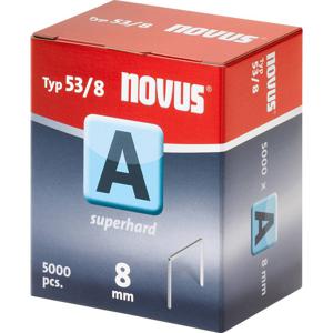 Novus Office 106442600 Nieten met fijn draad Type 53 5000 stuk(s) Afm. (l x b x h) 8 x 11.3 x 8 mm