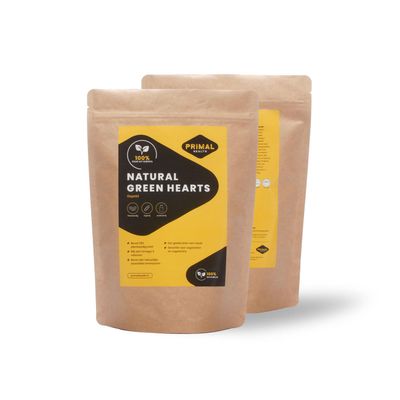 Natural Green Hearts (500 gr)