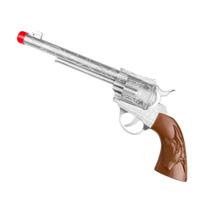 Boland Verkleed speelgoed Cowboy pistool/revolver - kunststof - 28cm - wapens Boland Verkleed speelgoed Cowboy pistool/revolver - kunststof - 28cm - wapens