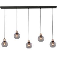 Masterlight HanglampLazise 5x Ø 15cm goud - 2641-05-02-130-5-15