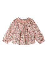 Bonpoint blouse en coton à fleurs - Rose