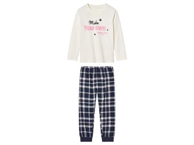 lupilu Kinder pyjama (122/128, Wit)