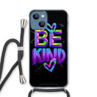 Be Kind: iPhone 13 mini Transparant Hoesje met koord