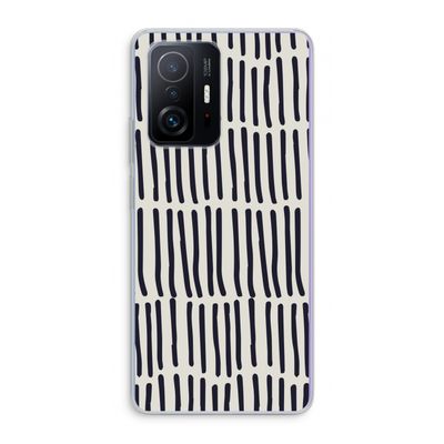 Moroccan stripes: Xiaomi 11T Transparant Hoesje