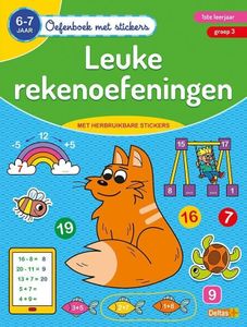 Deltas Oefenboek met stickers - Leuke rekenoefeningen (6-7 j.)