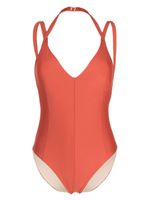 Rejina Pyo maillot de bain Vaya à col v - Orange