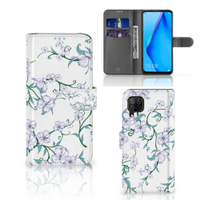 Huawei P40 Lite Uniek Hoesje Blossom White - thumbnail