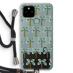 Paradise: Pixel 5 Transparant Hoesje met koord