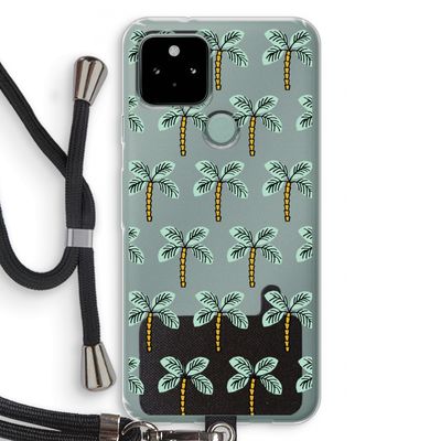 Paradise: Pixel 5 Transparant Hoesje met koord