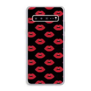 Lips: Samsung Galaxy S10 5G Transparant Hoesje