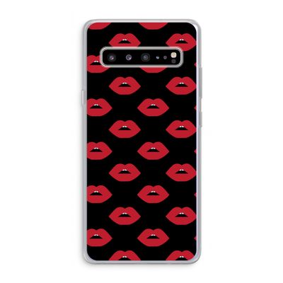 Lips: Samsung Galaxy S10 5G Transparant Hoesje
