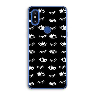 Eye pattern #3: Xiaomi Mi Mix 3 Transparant Hoesje