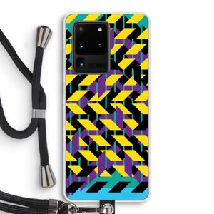 Skew Bee 3: Samsung Galaxy S20 Ultra Transparant Hoesje met koord