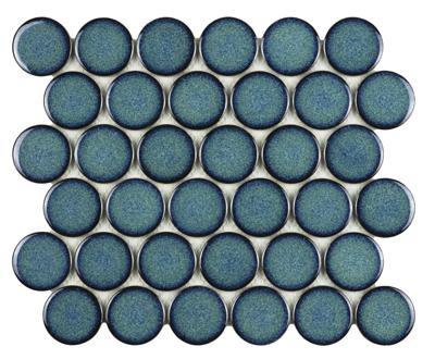 Mozaïek tegels Rond Wintertaling 30,4x26,3 - Rond Wand en vloer Geglazuurde porseleinen steengoed