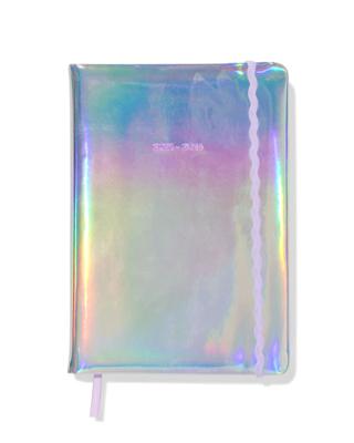 HEMA Schoolagenda 25-26 21.5x15.2cm Padded Iriserend