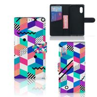 Samsung Xcover Pro | Book Case | Blokken Kleurrijk