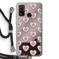 Chicks before dicks: Huawei P Smart (2020) Transparant Hoesje met koord