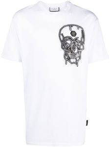 Philipp Plein t-shirt à imprimé graffiti - Blanc