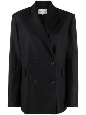 Loulou Studio blazer en laine à boutonnière croisée - Noir
