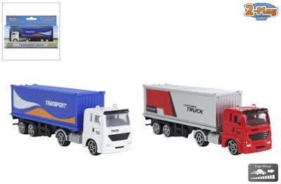 2-Play vrachtwagen die-cast 2ass 12cm 2-Play vrachtwagen die-cast 2ass 12cm
