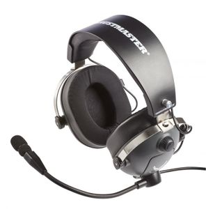 Thrustmaster ThrustMaster Over Ear headset Gamen Kabel Stereo Grijs, Metallic Volumeregeling, Microfoon uitschakelbaar (mute)