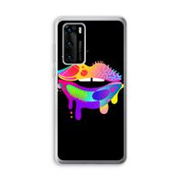 Lip Palette: Huawei P40 Transparant Hoesje Lip Palette: Huawei P40 Transparant Hoesje