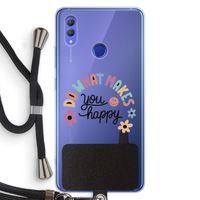 Happy days: Honor Note 10 Transparant Hoesje met koord