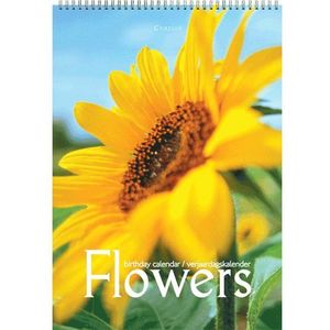 Flowers Verjaardagskalender A4