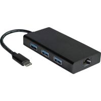 VALUE USB 3.2 Gen 1 Type C naar Gigabit Ethernet-converter + hub - thumbnail