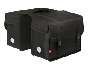 HEMA Dubbele Fietstas 60L 42x22x32 Zwart