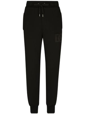 Dolce & Gabbana pantalon de jogging à coupe fuselée - Noir
