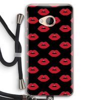 Lips: HTC U Play Transparant Hoesje met koord