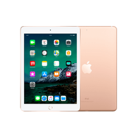 Refurbished iPad 2018 128 GB 4G Goud Zichtbaar gebruikt - thumbnail