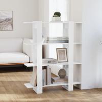 Boekenkast/kamerscherm 100x30x123,5 cm hoogglans wit Boekenkast/kamerscherm 100x30x123,5 cm hoogglans wit