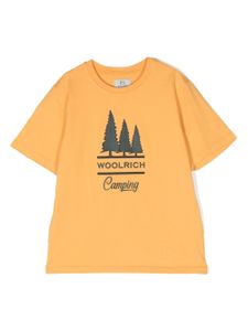 Woolrich Kids t-shirt Road Trip à logo imprimé - Jaune