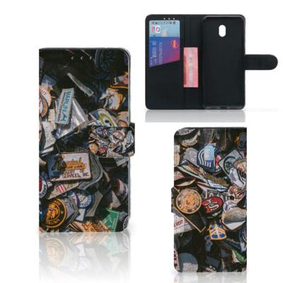 Xiaomi Redmi 8A | Telefoonhoesje met foto | Badges | Portemonnee hoesje