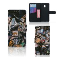 Xiaomi Redmi 8A | Telefoonhoesje met foto | Badges | Portemonnee hoesje