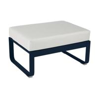 Fermob Bellevie 1-zitshocker Deep Blue - Off-White