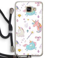 Fantasiewereld: Samsung Galaxy A5 (2016) Transparant Hoesje met koord